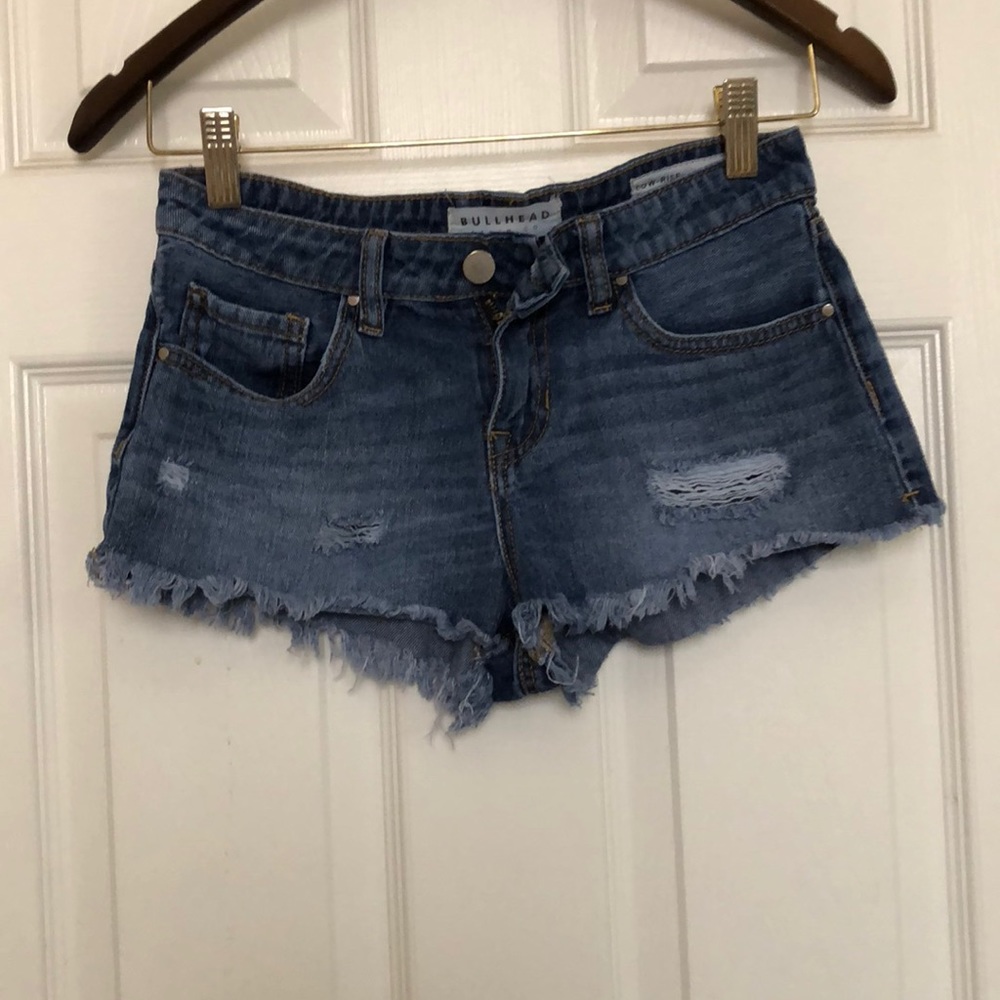 Bullhead lowrise denim shorts